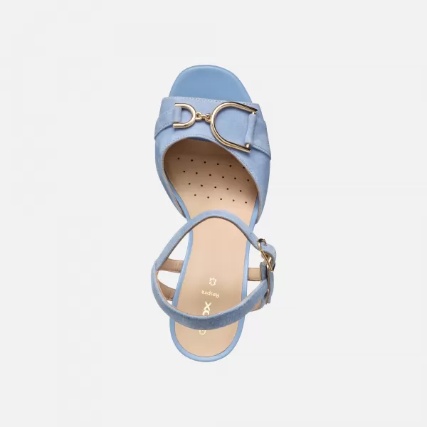  Damensandalen GEOX NEW ERAKLIA 80 HELLBLAU 
