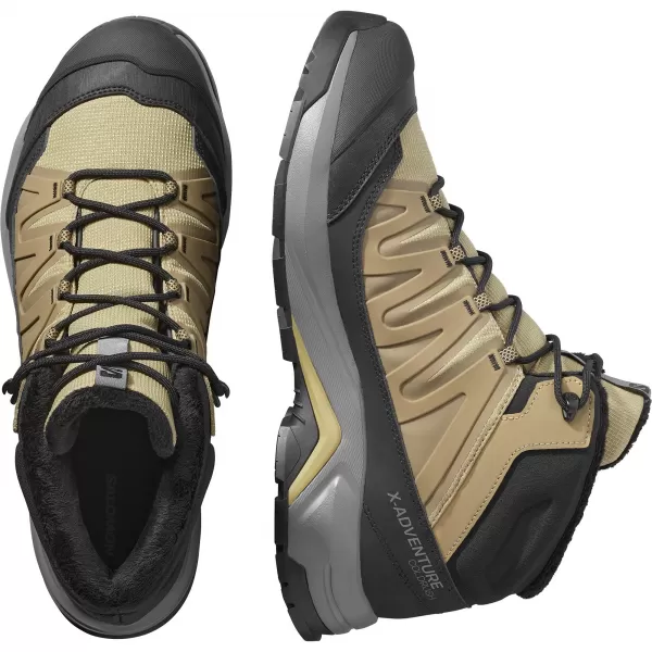  Herrenschuhe SALOMON X-ADVENTURE COLDRUSH WATERPROOF SEETANG/SCHWARZ/ZINN 