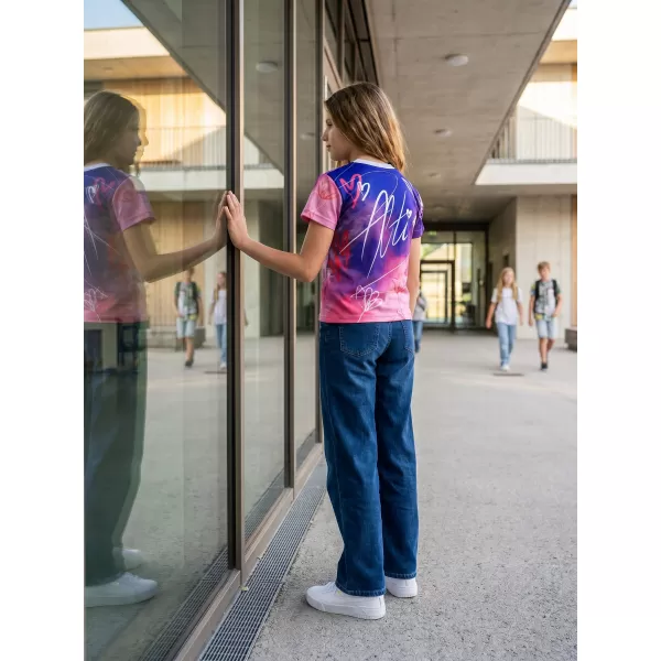  Funktionaler t -Shirt -Prämie von Kindern ALTISPORT VOJ/ALK083TR01 LILA 