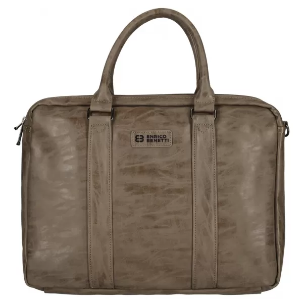  Tasche ENRICO BENETTI ROTTERDAM 15 NOTEBOOK BAG MITTLERES TAUPE 