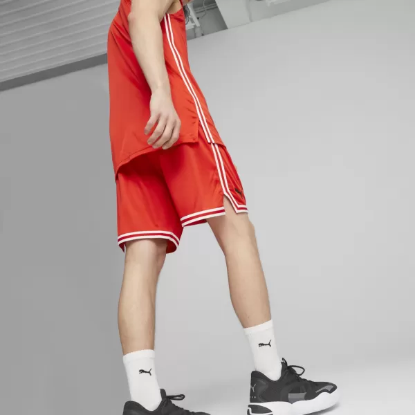  Shorts PUMA HOOPS TEAM GAME SHORT 67662904 PUMA ROT 