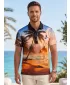 Herren-Funktions-T-Shirt mit Premium-Kragen ALTISPORT VOJ/ALM116TR05 PALMEN