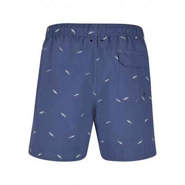  Badeshorts URBAN CLASSICS TB2680 VINTAGE BLUE/FROST MINT 
