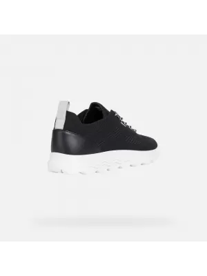 Herren-Sneaker GEOX SPHERICA G002565 SCHWARZ