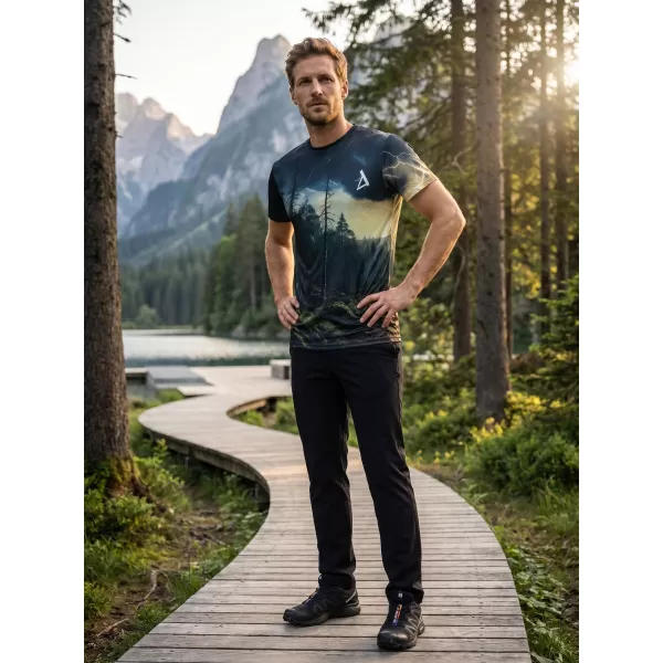  Herren Freizeithemd Premium ALTISPORT VOJ/ALM116TR06 DUNKLER WALD 