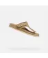 Damen-Flip-Flops GEOX SANDYBETT BEIGE
