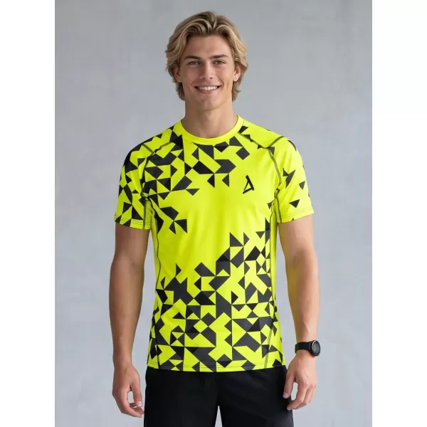  Funktionelle Kompression von Männern t -Shirt Premium ALTISPORT VOJ/ALM108TR04 NEON 