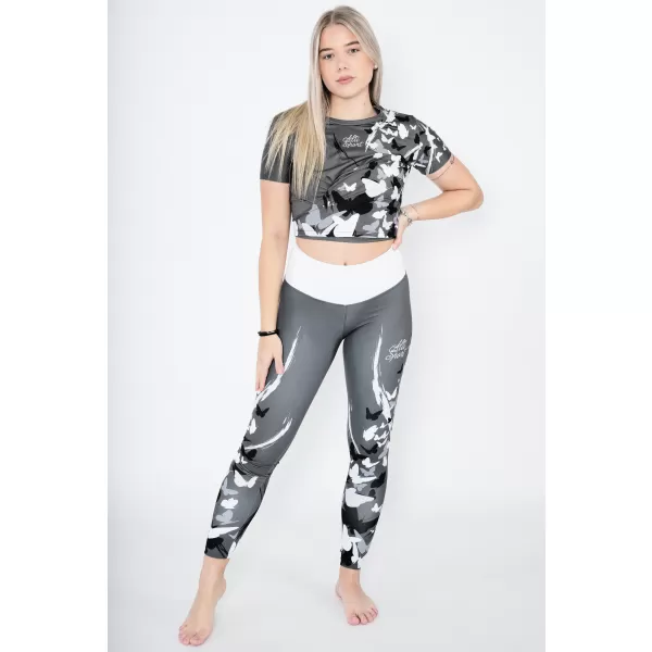  Funktionelles Premium-Crop-Top für Damen ALTISPORT VOJ/ALW022TR07 GRAU 
