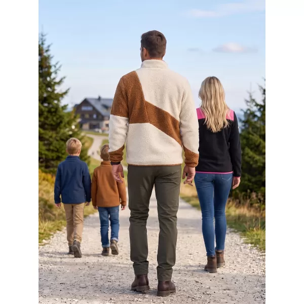  Fleece-Sweatshirt für Herren ALTISPORT GANAN BEIGE 