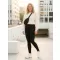 Leggings für Damen ALTISPORT LORDA SCHWARZ