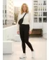 Leggings für Damen ALTISPORT LORDA SCHWARZ