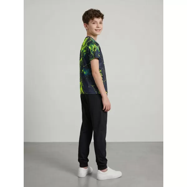  Dětské funkční triko premium ALTISPORT VOJ/ALK071TR01 NAVY-ŽLUTÁ 