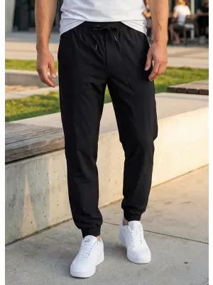 Herrenhosen ALTISPORT ATS JOGGER CLASSIC - FIT SCHWARZ