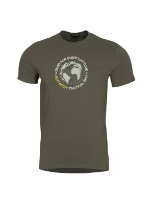 T-Shirt PENTAGON GLOBE T-SHIRT K09055 BRAUNGRAU