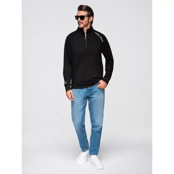  Herren-Sweatshirt OMBRE OM-SSZP-0211 SCHWARZ 