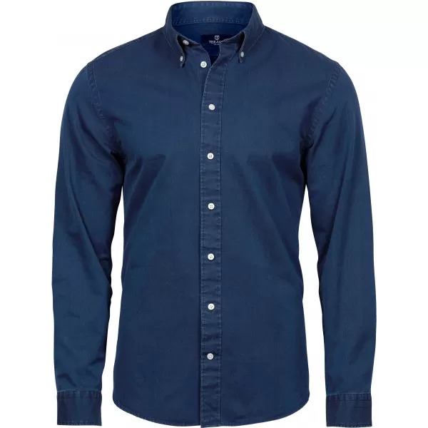  Herrenhemd TEE JAYS | TJ 4002 INDIGOBLAU 
