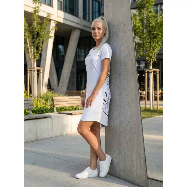  Damen erweitert T -Shirt Premium ALTISPORT VOJ/ALW075SAT02 WEIß 