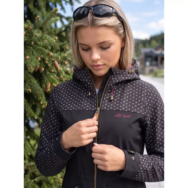  Frauen -Softshelljacke für Frauen ALTISPORT GEMEE SCHWARZ 