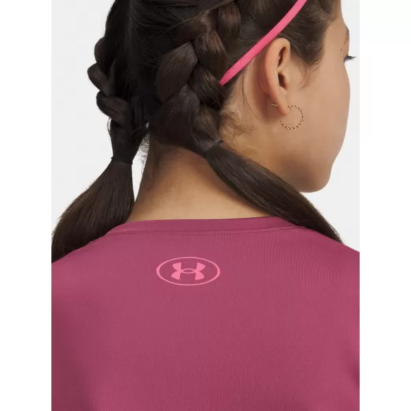  Mädchen-T-Shirt UNDER ARMOUR TECH VARSITY GRAPHIC SS 6007917-659 ROT 