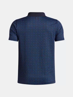 T-Shirt für Jungen UNDER ARMOUR UA MATCHPLAY PRINTED POLO 1377349-411 BLAU