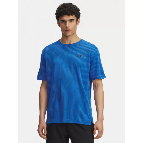  Herren-T-Shirt UNDER ARMOUR UA TECH VENT JACQUARD BLAU 