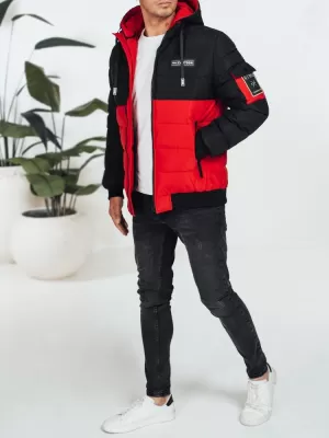 Jacke DSTREET TX5052 SCHWARZ/ROT
