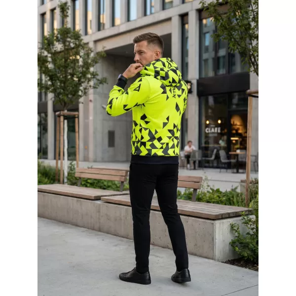  Hochwertiges Funktions-Sweatshirt für Herren ALTISPORT VOJ/ALM108MI01 NEONGELB 