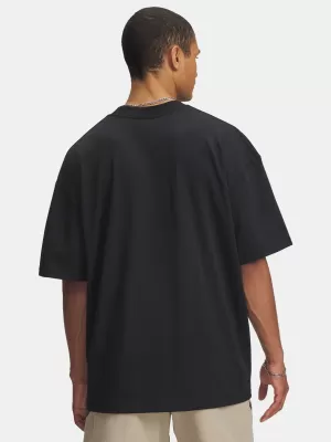 Herren-T-Shirt UNDER ARMOUR UA HWT WOVEN LABEL SS 6005668-001 SCHWARZ