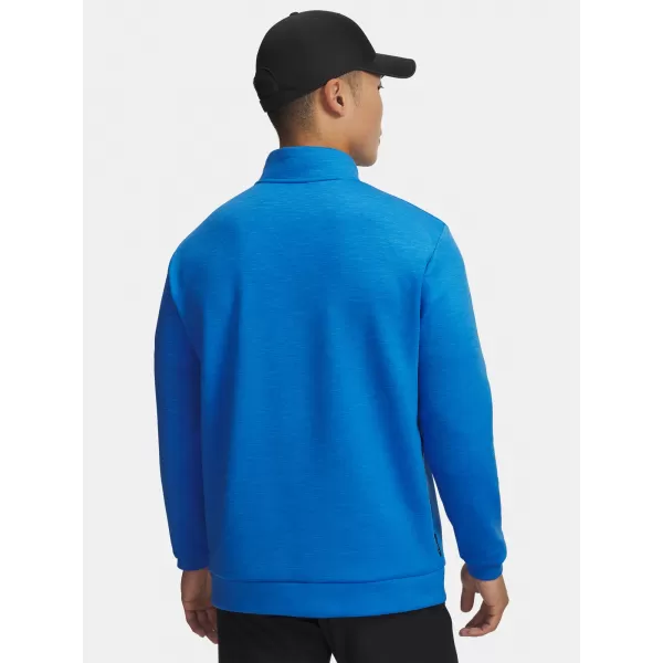  Herren-Sweatshirt UNDER ARMOUR UA DRIVE MIDLAYER PULLOVER 1387124-402 BLAU 