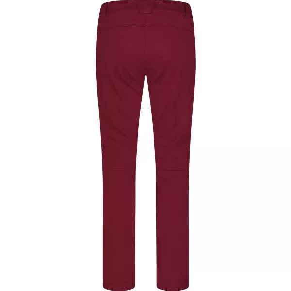  Softshellhose für Damen NORDBLANC SWEEP NBFPL8278 BURGUND 
