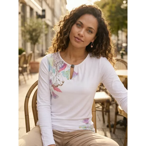  Damen-T-Shirt ALTISPORT GLADYS WEIß 
