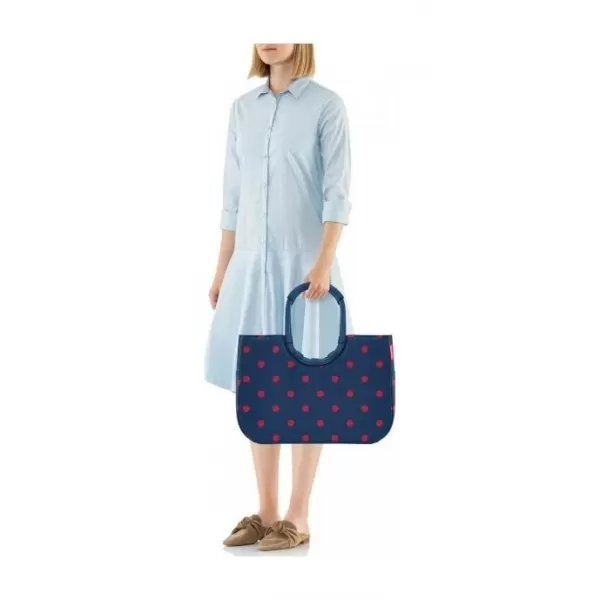  Handtasche REISENTHEL LOOPSHOPPER L FRAME GEMISCHTE PUNKTE ROT 