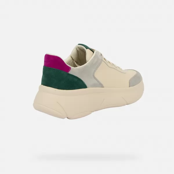  Damen-Sneaker GEOX NEBULA 2.0 X G009657 CREMIG 