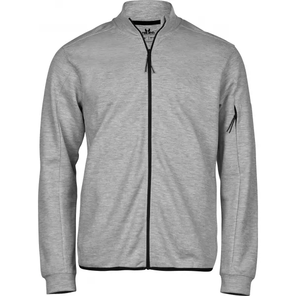 Herrenjacke TEE JAYS | TJ 5704 GRAU MELIERT 
