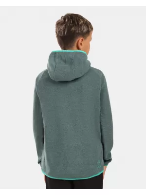 Fleece-Sweatshirt für Jungen KILPI FLOND-JB ZJ0202KI GRÜN