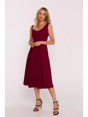 Kleid STYLOVE S424 KASTANIENBRAUN