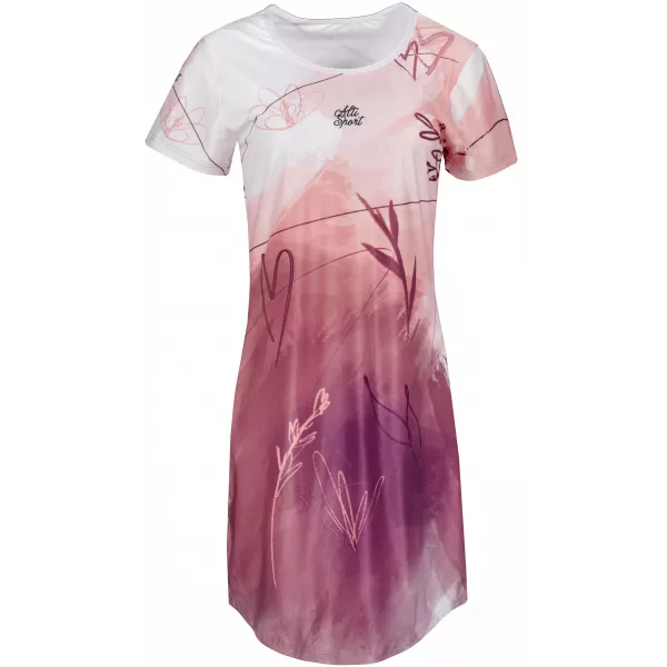  Erweitertes Premium-T-Shirt für Damen ALTISPORT VOJ/ALW083SAT02 WEIß ROSA 