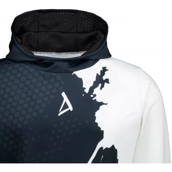  Funktionaler Sweatshirt -Premium von Männern ALTISPORT VOJ/ALM112MI01 SCHWARZ-WEIß 