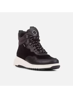 Damen-Stiefeletten GEOX AERANTIS SCHWARZ