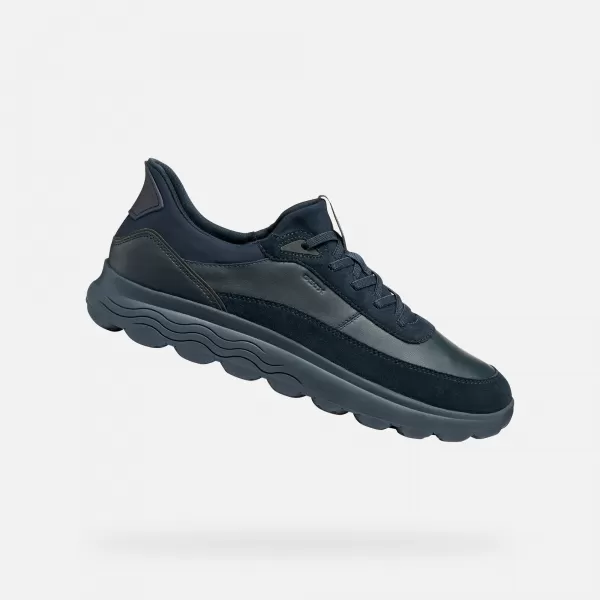  Herren-Sneaker GEOX SPHERICA PLUS G011480 DUNKELBLAU 