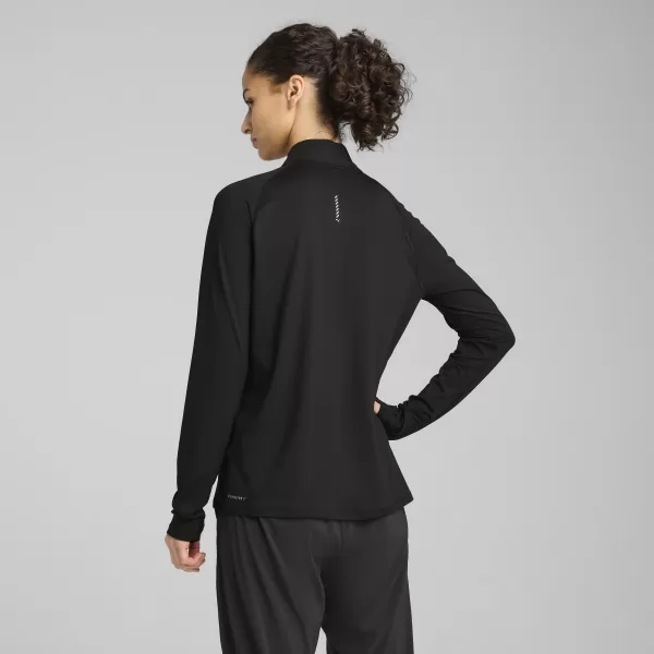  Hemd PUMA W RUN VELOCITY CLOUDSPUN 1/4 ZIP 52665001 PUMA SCHWARZ 