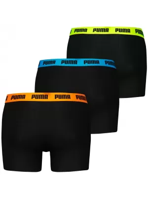Boxer PUMA MEN EVERYDAY BOXER 3P 93832706 SCHWARZ/VARIUS -LOGO -FARBEN