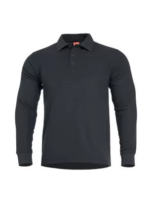 T-Shirt PENTAGON ANIKETOS LONG POLO K09013 SCHWARZ
