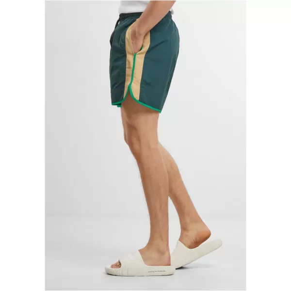  Badeshorts für Herren URBAN CLASSICS TB7348 FLASCHENGRÜN 