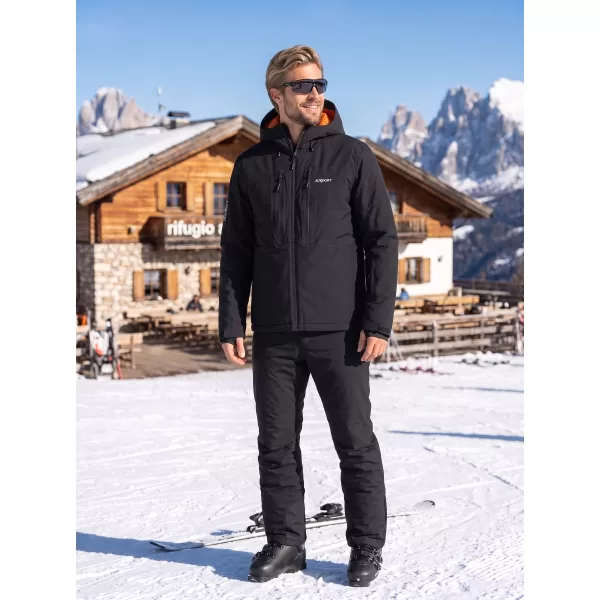  Herren-Winterjacke ALTISPORT GALLANT SCHWARZ 