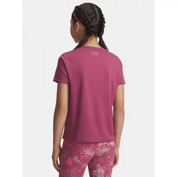  Mädchen-T-Shirt UNDER ARMOUR TECH VARSITY GRAPHIC SS 6007917-659 ROT 