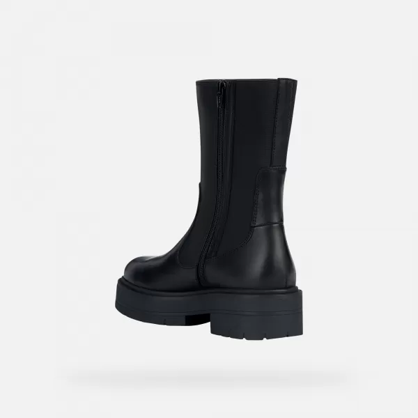  Damen-Stiefeletten GEOX SPHERICA EC7 SCHWARZ 