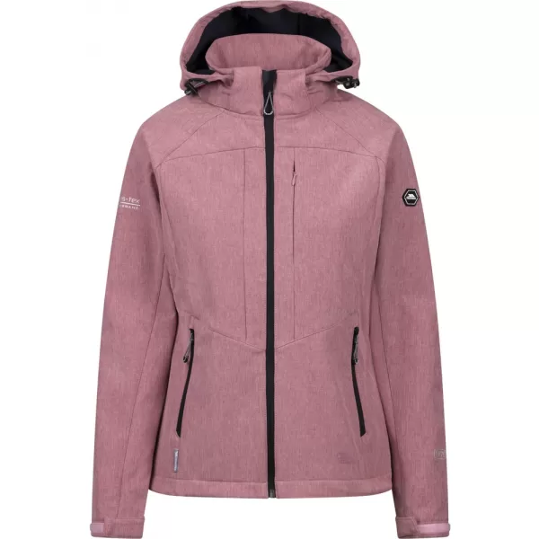  Softshelljacke für Damen TRESPASS FRYATT HELLER MAULBEERMERGEL 