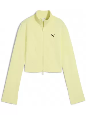 Damenjacke PUMA DARE TO SLIM CROPPED TRACK JACKET 63214635 GOLDENER MOND
