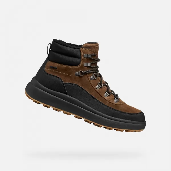  Herrenschuhe GEOX GRANITO + GRIP B A G011188 DUNKELBRAUN 